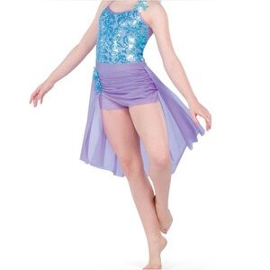 A Wish Come True Lyrical Costume “Found” Size IMC (Intermediate Medium Child”